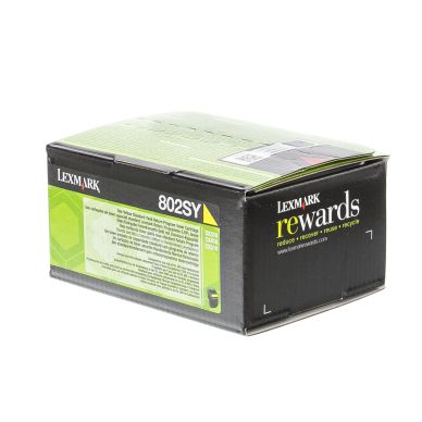 LEXMARK alt Tonerkassett gul, 2.000 sidor