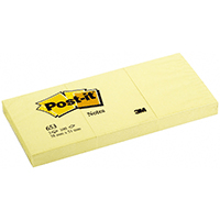 Post-it 653, 38x51 mm, 12 kpl