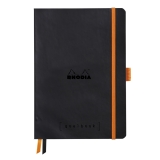 Rhodia Goalbook A5, soft cover svart, prickad