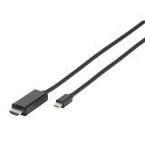 Vivanco Data kabel Mini DisplayPort - HDMI 1,8 m, svart