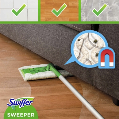 Swiffer alt Swiffer Sweeper Rengøringsklude refill 20-pakning