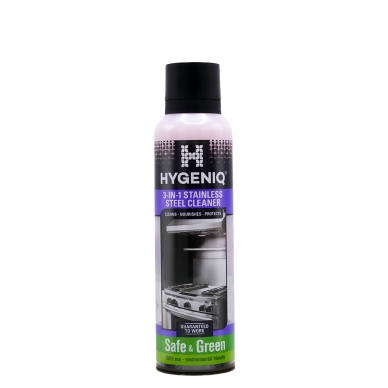 HYGENIQ alt HYGENIQ 3-in-1 Ruostumattoman teräksen puhdistusaine 185 ml