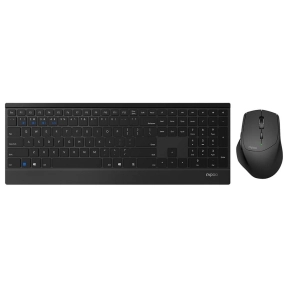 Keyboard/Mus Nordisk Layout 9500M Multi-Mode Trådløs Sort
