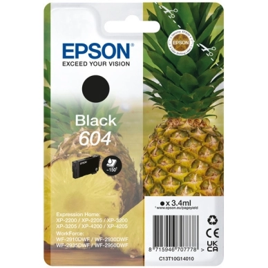 EPSON alt Epson 604 Blækpatron sort