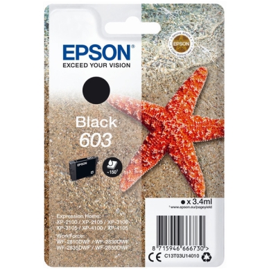 EPSON alt EPSON 603 Blækpatron sort