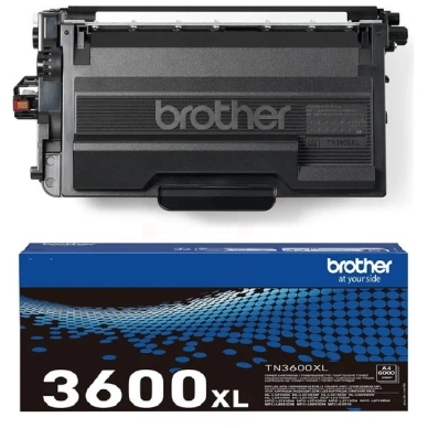 BROTHER alt Brother 3600 Tonerkassette XL, sort