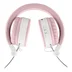 Streetz Foldbar on-ear BT headset, 3,5 mm, lyserød