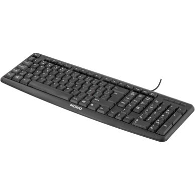 DELTACO alt Deltaco tastatur, nordisk layout, USB, svart