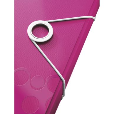 Leitz alt 3-klap elastikmappe Leitz WOW PP A4 pink