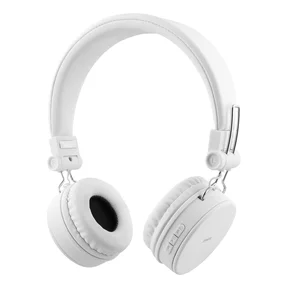 Streetz Sammenleggbart on-ear Bluetooth-headset, 3.5 mm, hvit