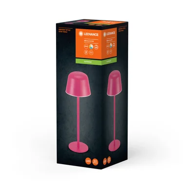 Endura Style Bordlampe Magenta USB 2700K/4000K/6500K dimbar