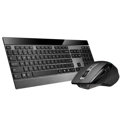 Rapoo alt Keyboard/Mus Nordisk Layout 9900M Multi-Mode Trådløs Sort