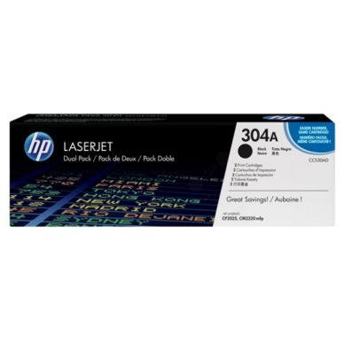HP alt HP 304A Tonerkassett sort *2-pakk* 2x 3.500 sider