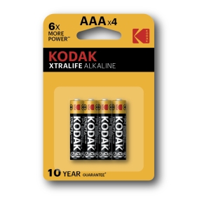 Kodak Xtralife AAA, LR03 (4-pakk)