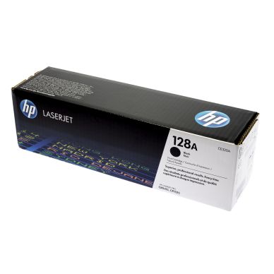 HP alt HP 128A Tonerkassette sort