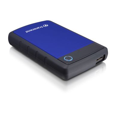 Transcend alt Transcend 2,5" extern hårddisk, 1TB USB 3.0, blå