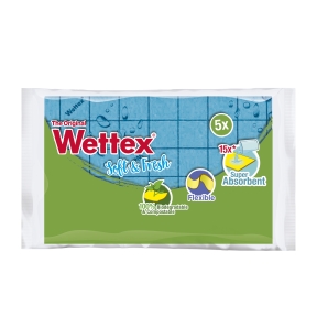 Oppvaskklut Wettex Soft & Fresh, 5 stk.