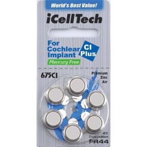iCellTech 675CI Plus Blå 6p, för cochleaimplantat