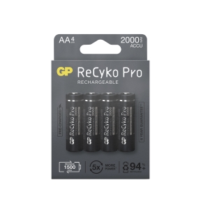 GP Recyko Pro 2000 mAh AA/HR6 4-pakning