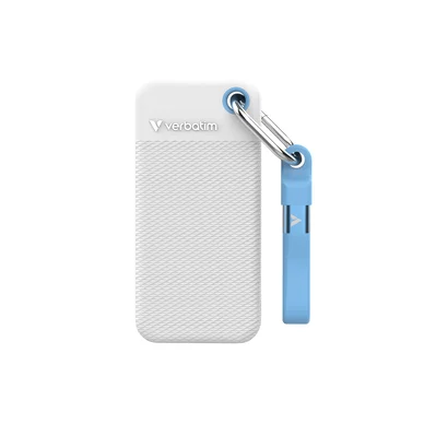 Pocket SSD USB 3.2 Gen 2 2TB White/Light Blue w/2x sleeves