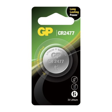 GP Lithium nappiparisto CR2477 1-P