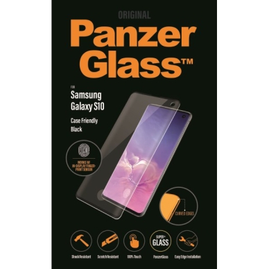 Panzerglass alt PanzerGlass Samsung Galaxy S10 Fingerprint, Svart