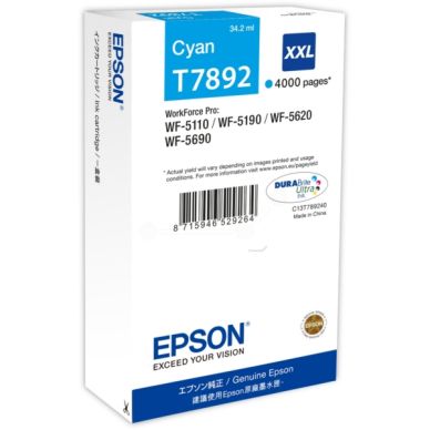 EPSON alt EPSON T7892 Blækpatron Cyan
