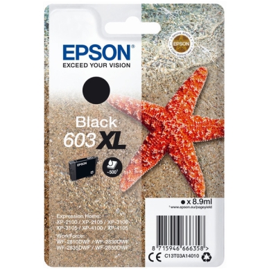 EPSON alt EPSON 603XL Blækpatron sort