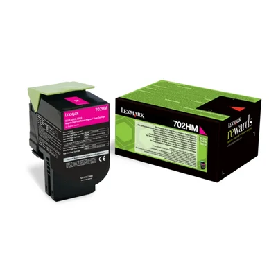 LEXMARK 702HM Tonerkassett Magenta LEXMARK 702HM Tonerkassett Magenta