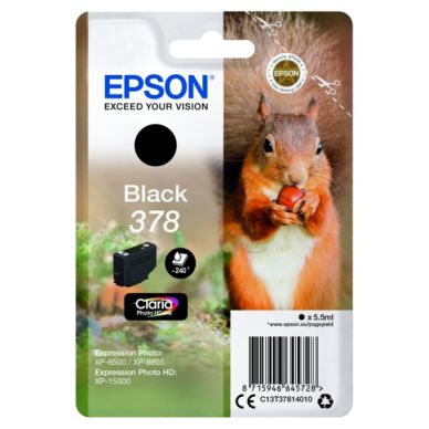 EPSON alt EPSON 378 Blækpatron sort