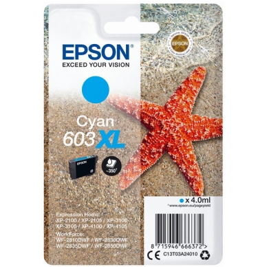 EPSON alt EPSON 603XL Mustepatruuna Cyan