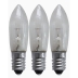 LED pære E10 universal 0,2W 3-pakning