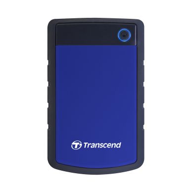 Transcend alt Transcend 2,5” ekstern harddisk, 1 TB USB 3.0, blå
