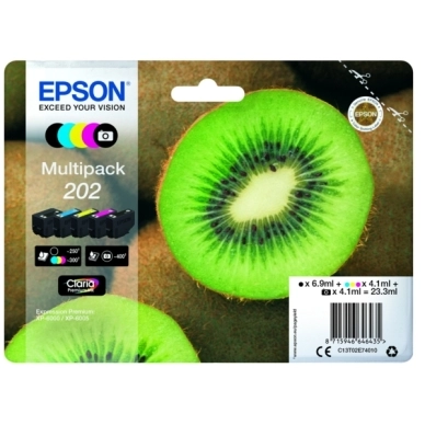 EPSON alt Epson 202 Blækpatron MultiPack BK/PBk/C/M/Y