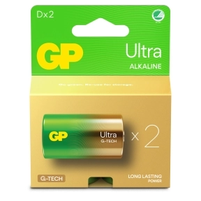 GP Ultra Alkaline Batteri D/LR20/13AU 2-pakk