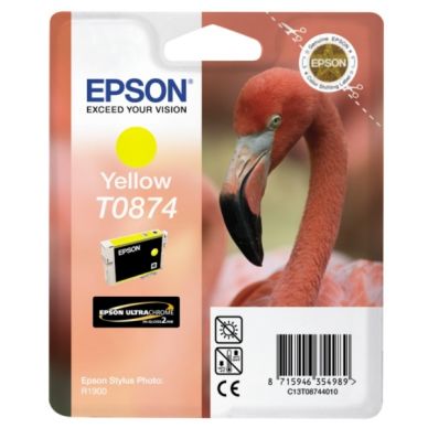 EPSON alt EPSON T0874 Mustepatruuna Keltainen