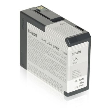 EPSON T5809 Bläckpatron Ljus Ljussvart EPSON T5809 Bläckpatron Ljus Ljussvart