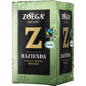 Zoégas Hazienda Rättvisemärkt / KRAV 450 g, 12 stk.
