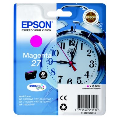 EPSON alt EPSON 27 Bläckpatron Magenta