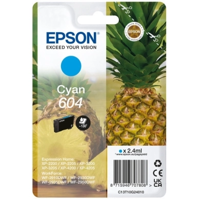 EPSON alt Epson 604 Blækpatron cyan