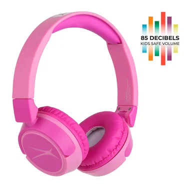 Altec Lansing 2in1 On-Ear Trådløs Høretelefoner Kids Lyserød