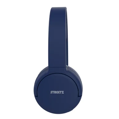 Streetz BT210 Bluetooth hovedtelefoner, mic, foldable, blå