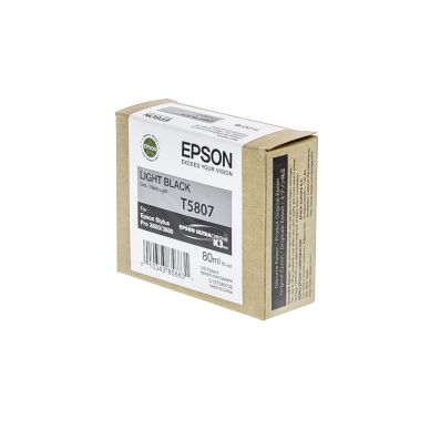EPSON T5807 Bläckpatron Ljussvart