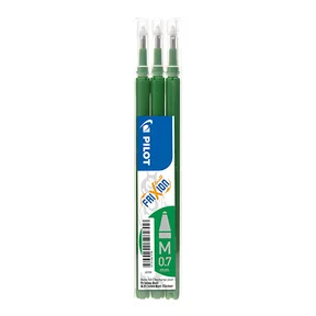 Refill 3-pakning FriXion Utviskbart blekk 0,7 grønn