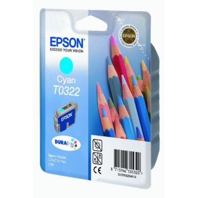 EPSON alt EPSON T0322 Bläckpatron Cyan