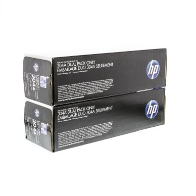 HP alt HP 304A Tonerkassette sort 2 stk. 2x 3.500 sider