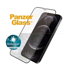 PanzerGlass Skærmbeskyttelse iPhone 12/12 Pro, Sort 