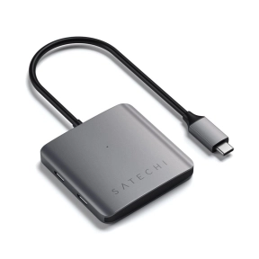 Satechi Aluminium 4-porttinen USB-C-sovitin