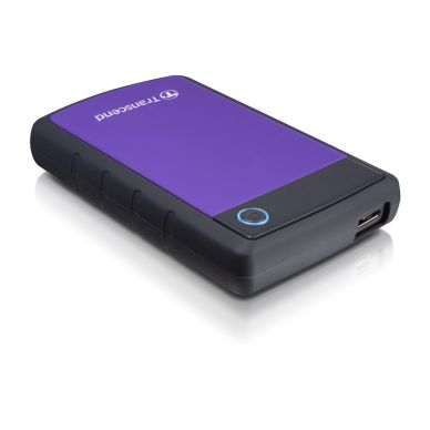 Transcend alt Transcend 2,5” ekstern harddisk, 2 TB USB 3.0, violet
