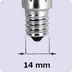 Halogenpære Kerte 360lm E14 28W